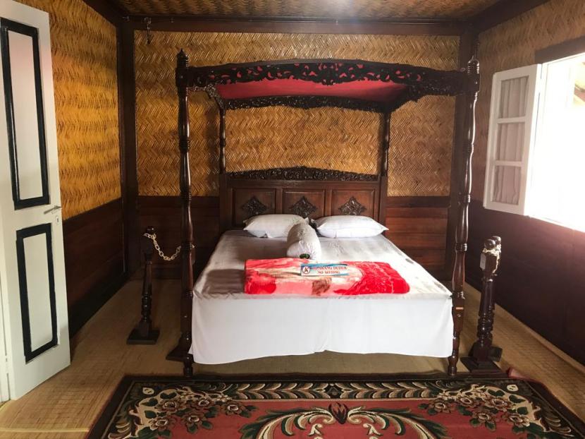 Salah satu kamar tidur Bung Hatta di Museum Rumah Kelahiran Bung Hatta di Bukittinggi.