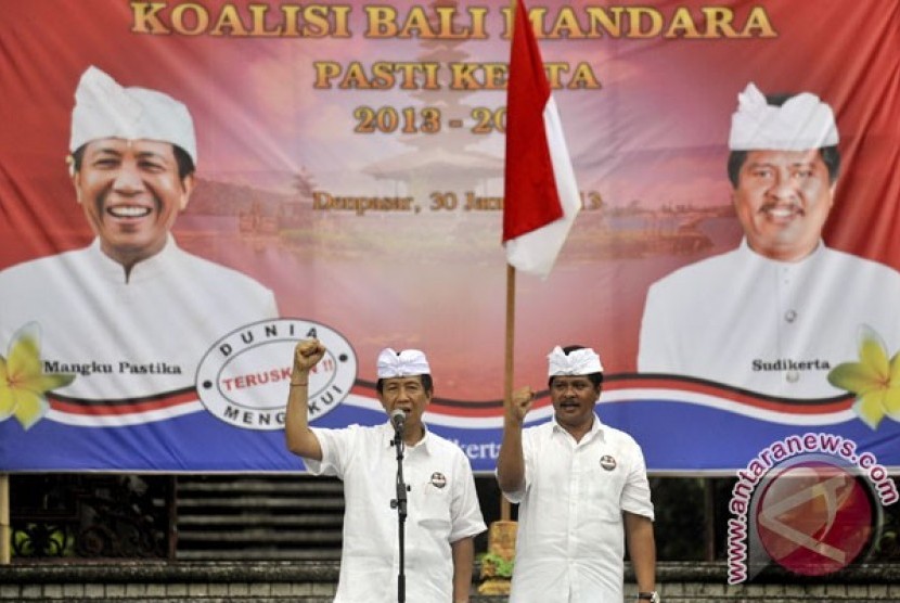 Salah satu kandidat Pilkada Bali 2013