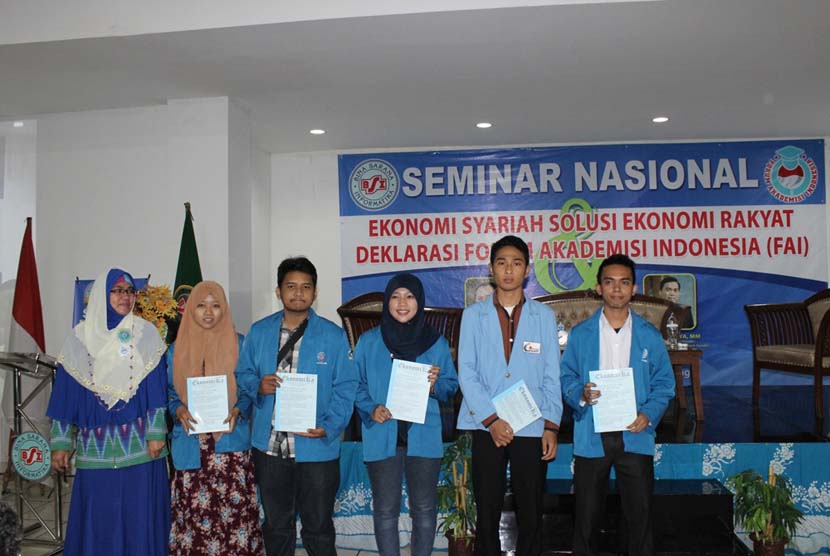 Salah satu kegiatan seminar yang digelar oleh BSI dan Forum Akademisi Indonesia.