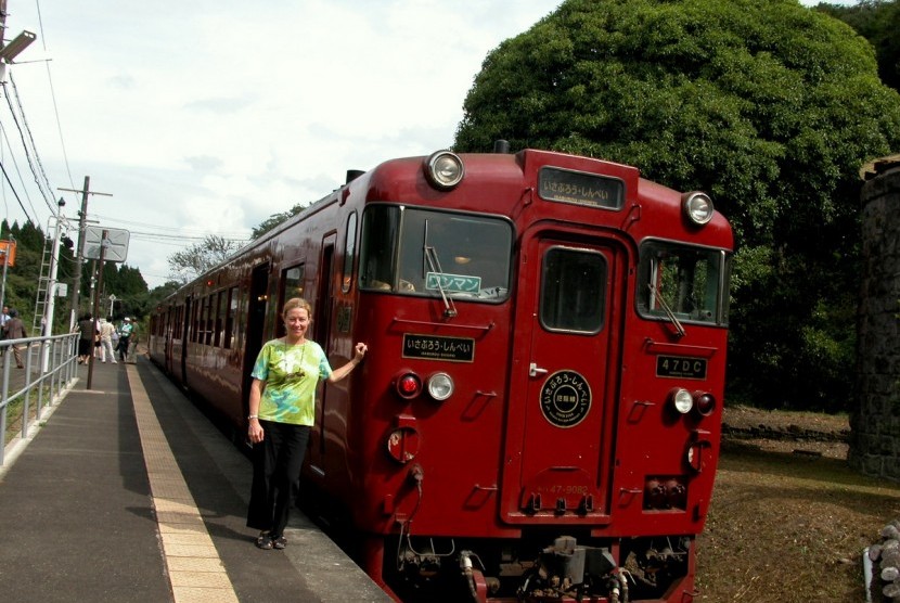 Salah satu kereta klasik di Jepang.