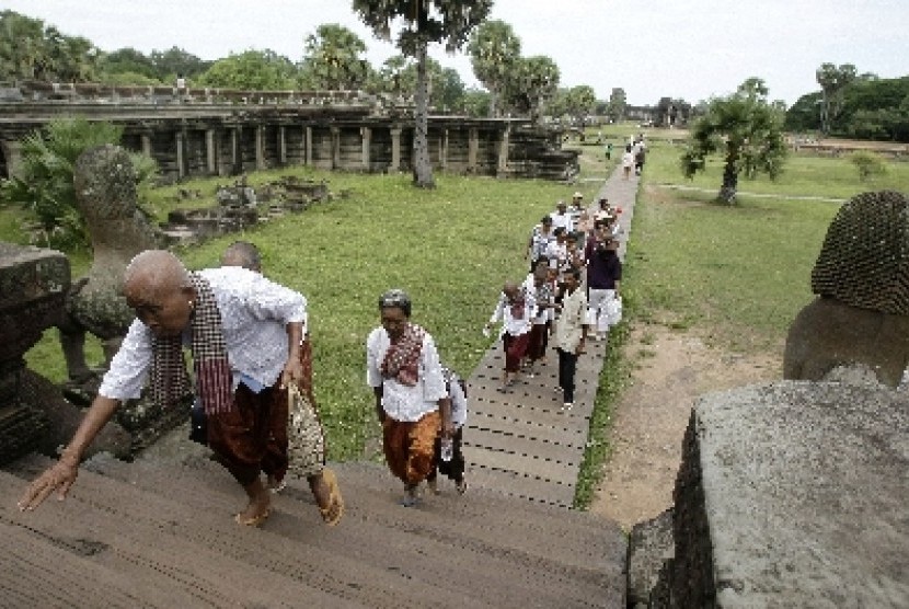 Salah satu kompleks Candi Angkor Wat.