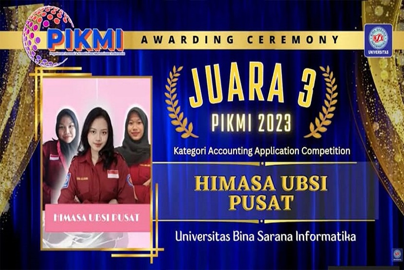 Salah satu lomba akuntasi hadir dalam Pagelaran Inovasi & Kreativitas Mahasiswa Indonesia (PIKMI) 2023 dengan kategori National Accounting Application Competition yang digelar oleh Kampus Digital Kreatif Universitas BSI (Bina Sarana Informatika) pada tanggal 15 Januari 2023 hingga 7 Juni 2023 lalu.