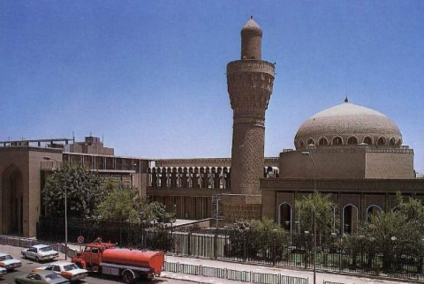 Salah satu masjid di Baghdad, Irak.