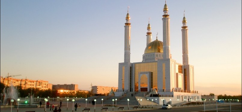 Salah satu masjid di Kazakhstan.