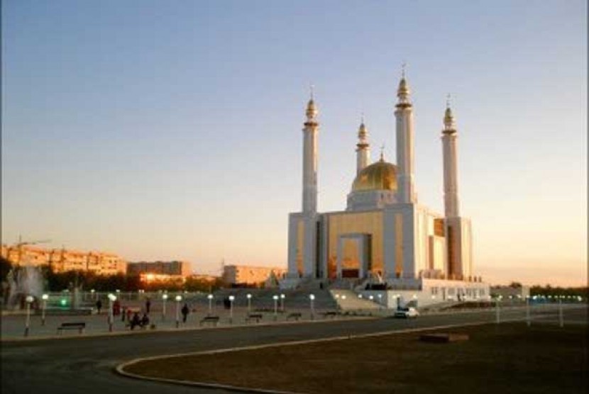 Salah satu masjid di Kazakhstan.