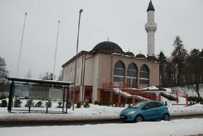 Salah satu masjid di Stokholm Swedia 