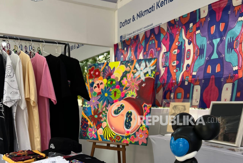 Salah satu mini art showcase di festival Funtaztic.ly di Jakarta.