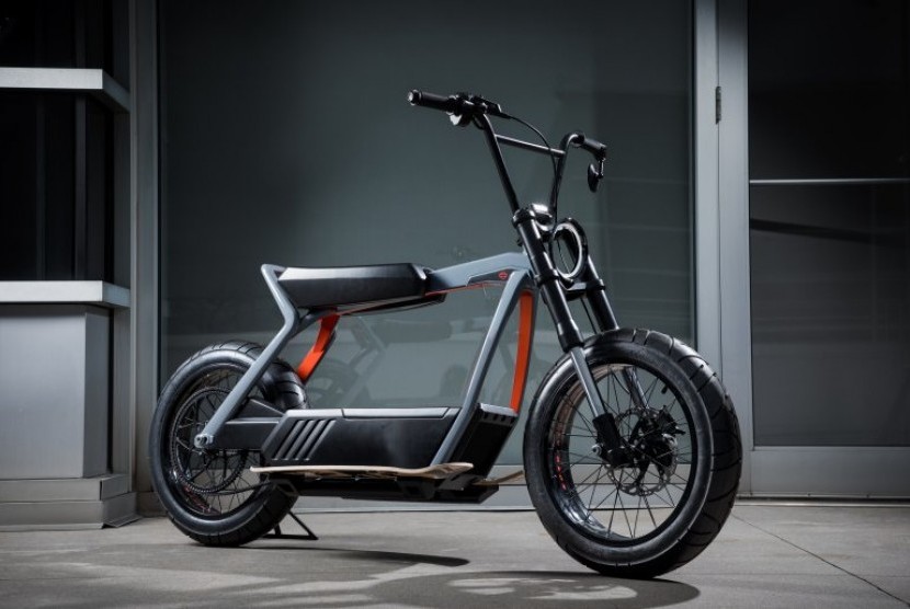 Salah satu motor listrik konsep Harley-Davidson.