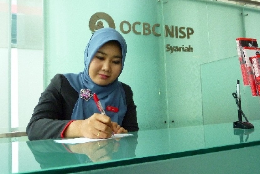 Salah satu outlet OCBC NISP Syariah di Jakarta.