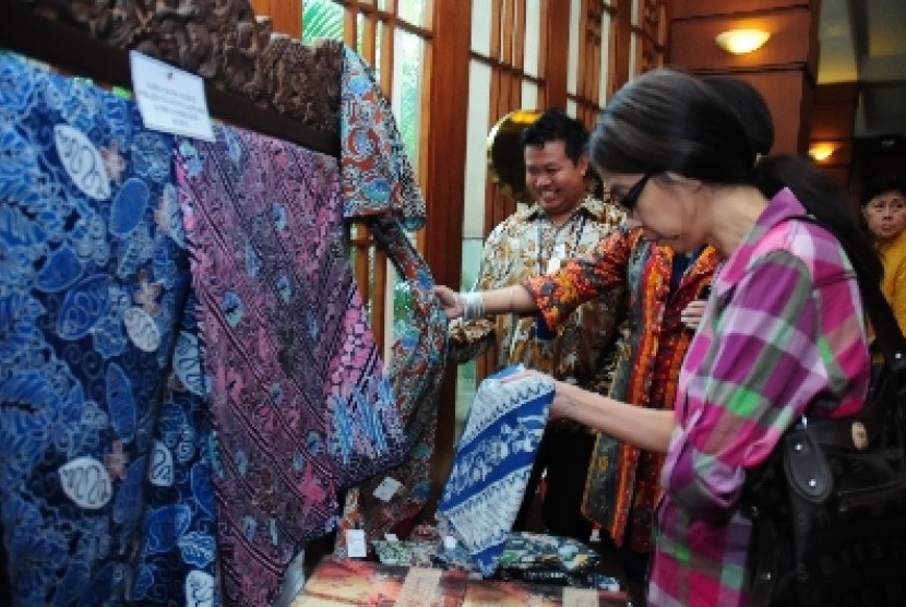 Salah satu pameran kain batik Kudus.