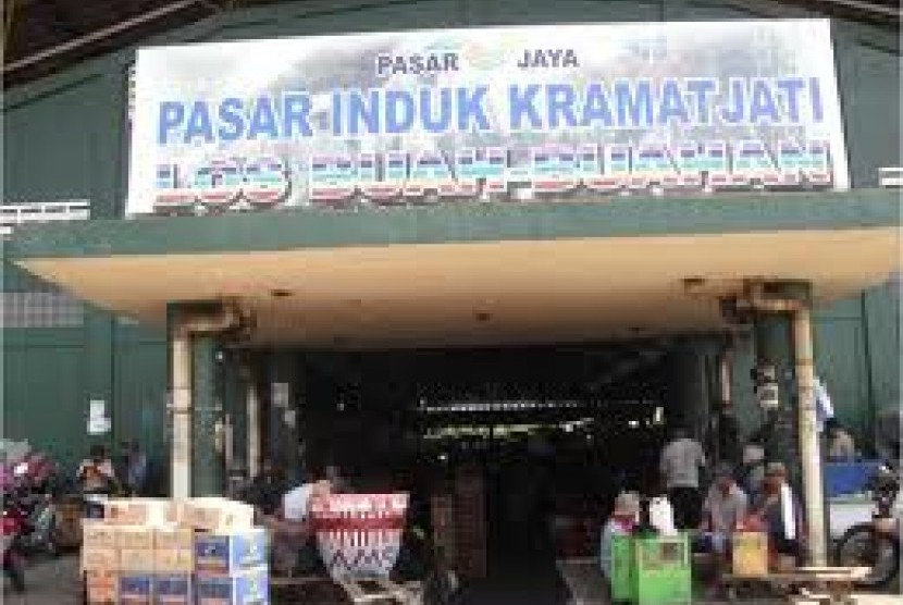 Salah satu Pasar Induk yang berada di Jakarta, Kramat Jati