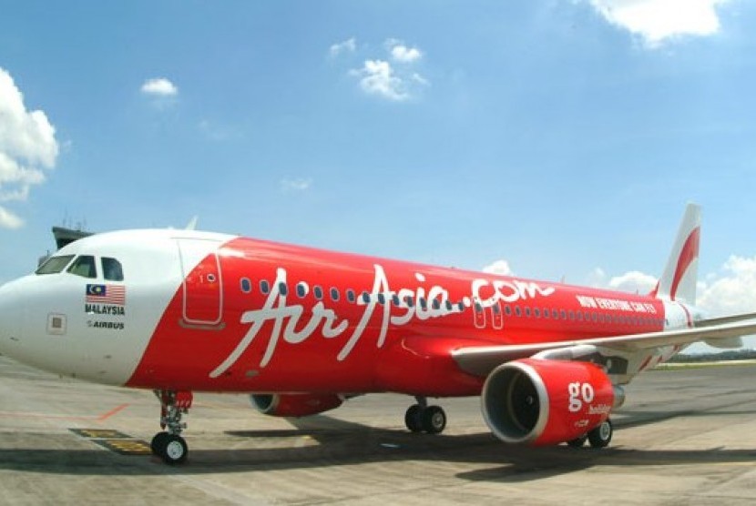 Salah satu pesawat AirAsia.