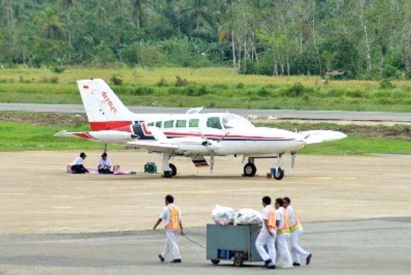 Salah satu pesawat milik Deraya Air.