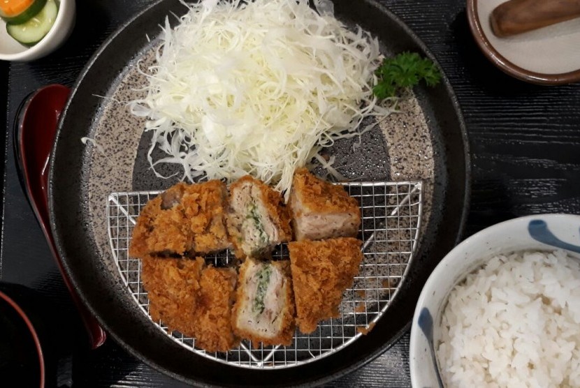 Salah satu pilihan menu katsu di Kimukatsu Mal Kota Kasablanka, Jakarta.