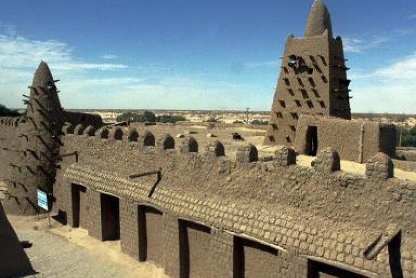 Salah satu situs islam di Timbuktu, Mali