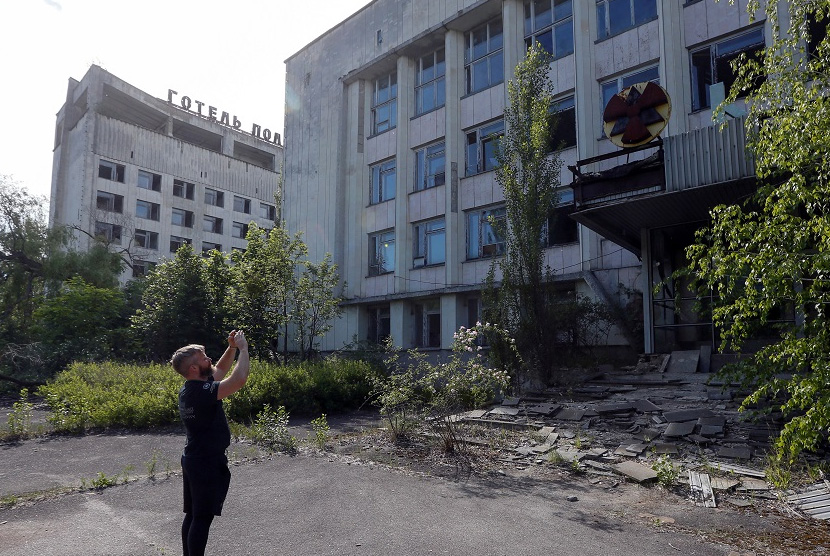 Salah satu sudut di Chernobyl.