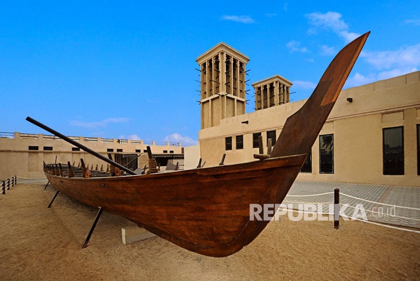 Salah satu sudut Dubai Museum yang menjadi rekomendasi wisata budaya saat berlibur ke Dubai. 