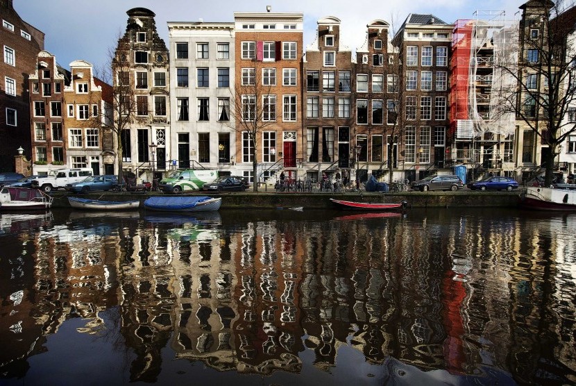 Salah satu sudut Kota Amsterdam, Belanda.