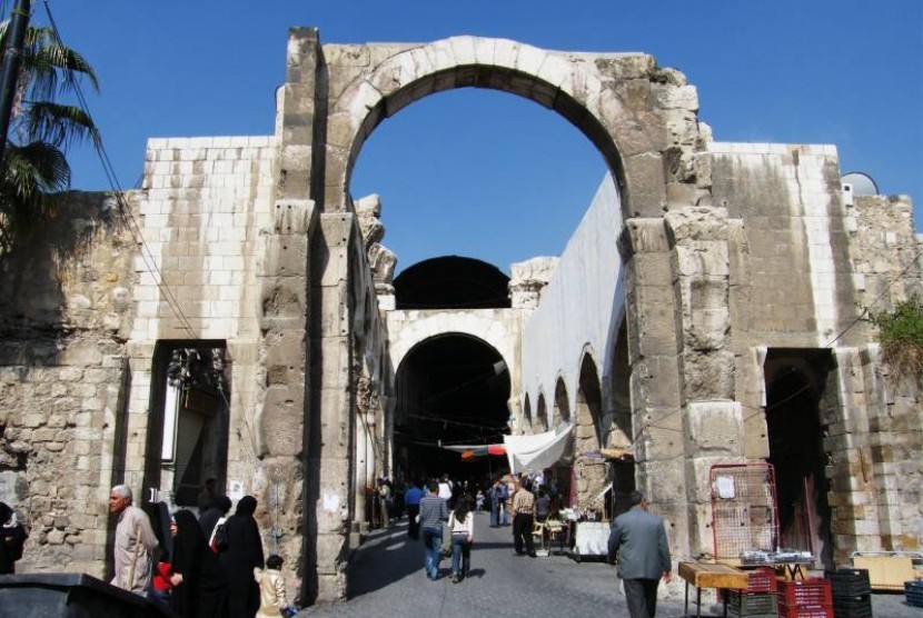 Salah satu sudut Kota Damaskus, Suriah.