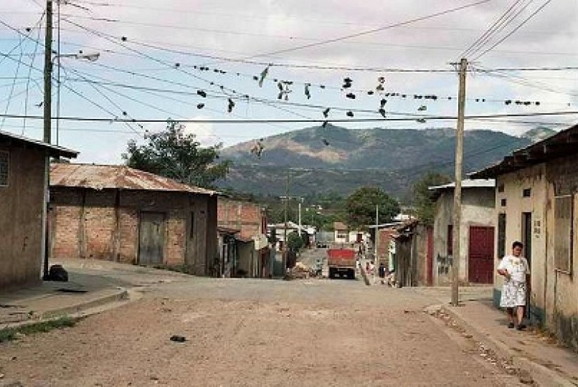 Salah satu sudut kota di Nikaragua.
