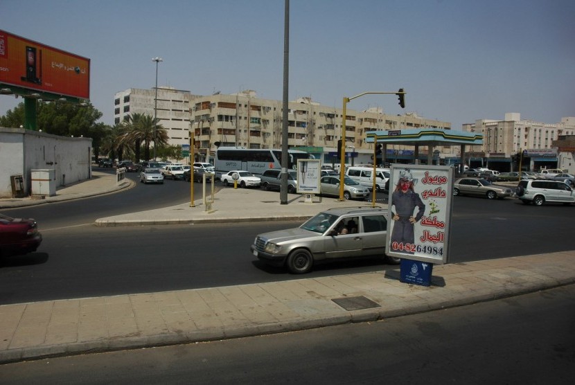 Salah satu sudut Kota Madinah, Arab Saudi.