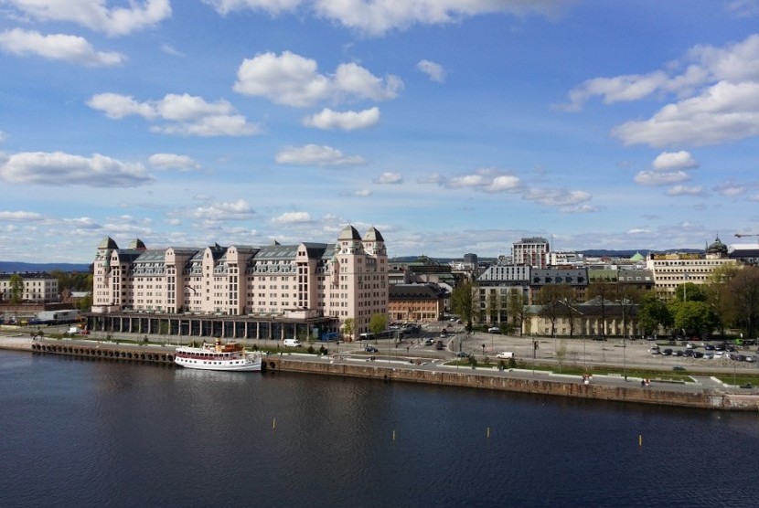 Salah satu sudut Kota Oslo di Norwegia.