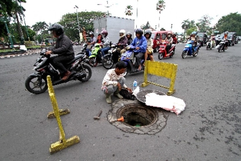  Salah satu sudut Kota Yogyakarta.