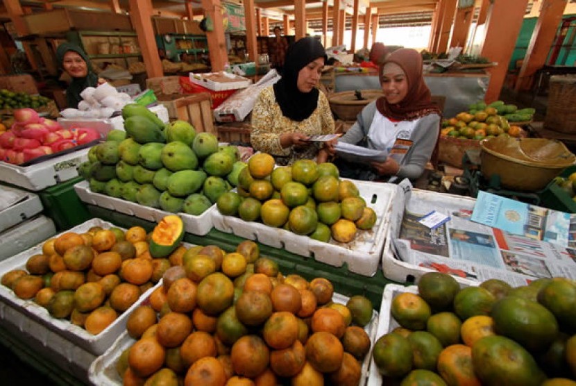 Salah satu sudut pasar tradisional (ilustrasi). Kementerian Hukum dan Hak Asasi Manusia (Kemenkumham) mengambil alih pengelolaan Pasar Babakan, Cikokol, Kota Tangerang. 