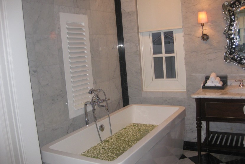 Salah satu sudut ruang spa di Hotel Hermitage Menteng.