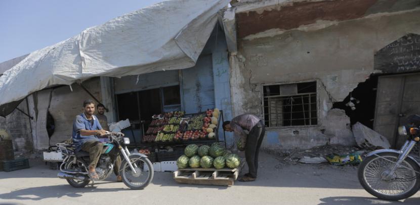 Salah satu sudut wilayah di Provinsi Daraa, Suriah.