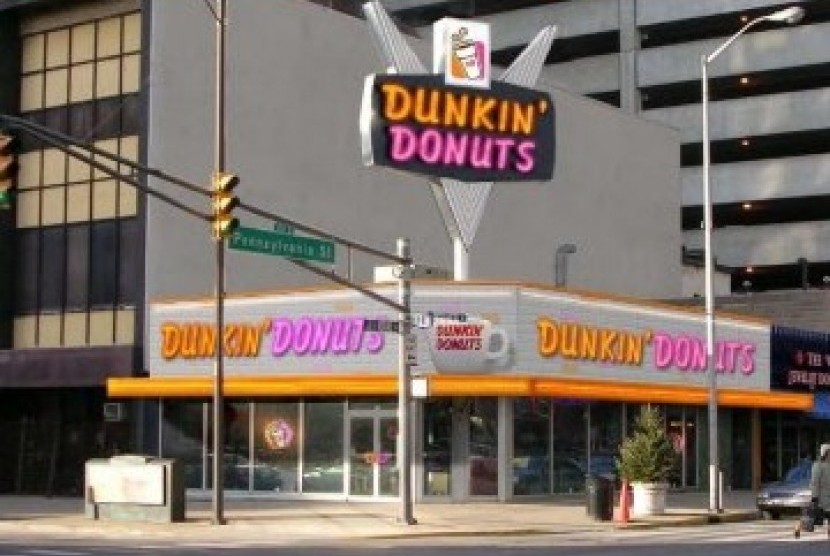 Salah satu toko Dunkin Donuts di Jalan Pennsylvania, AS 