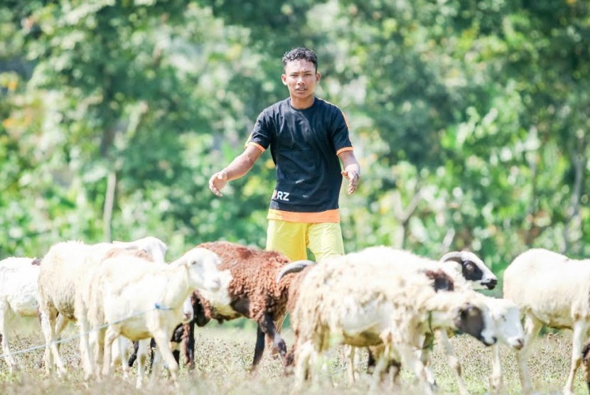 Salah satu warga di desa binaan Rumah Zakat.