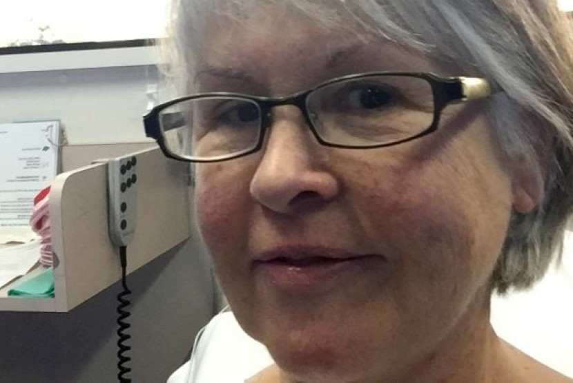 Salah seorang pasien Cynthia Johnston yang ikut ujicoba pengobatan kanker payudara di Melbourne.