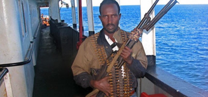 Salah seorang perompak Somalia.
