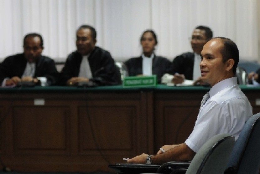 Salah sidang di Pengadilan Tipikor, Jakarta.