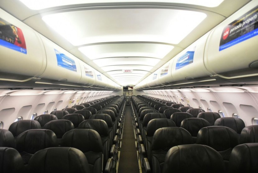 SalahTampak  satu kabin pesawat Jetstar