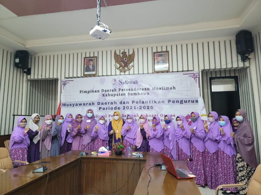 Salimah Sumbawa Gelar Musda dan Pelantikan Pengurus Periode 2021-2026