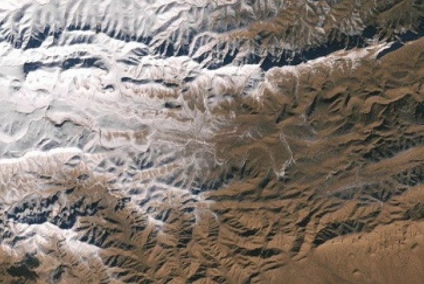 Salju di Gurun Sahara