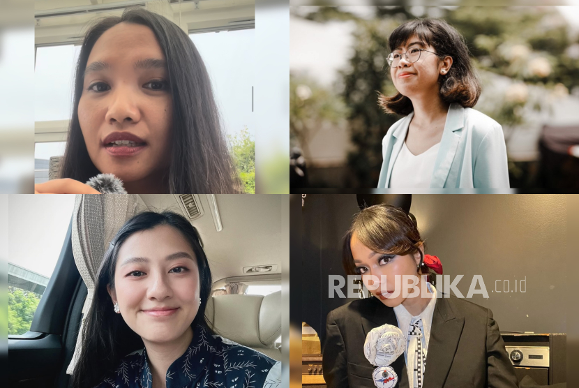 Salsa Erwina, Andhyta Firselly Utami, Abigail Limuira, dan Fathia Izzati.