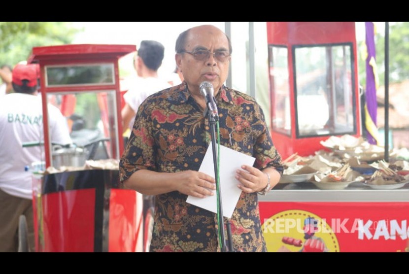 Ketua Baznas Ingatkan Bangun Sinergi Multipihak. Foto: Sambutan Ketua BAZNAS RI,  Bambang Sudibyo  