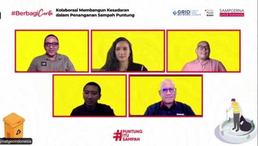 Sampoerna bersama National Geographic Indonesia menyelenggarakan diskusi virtual dengan tema Kolaborasi Membangun Kesadaran dalam Penanganan Sampah Puntung.