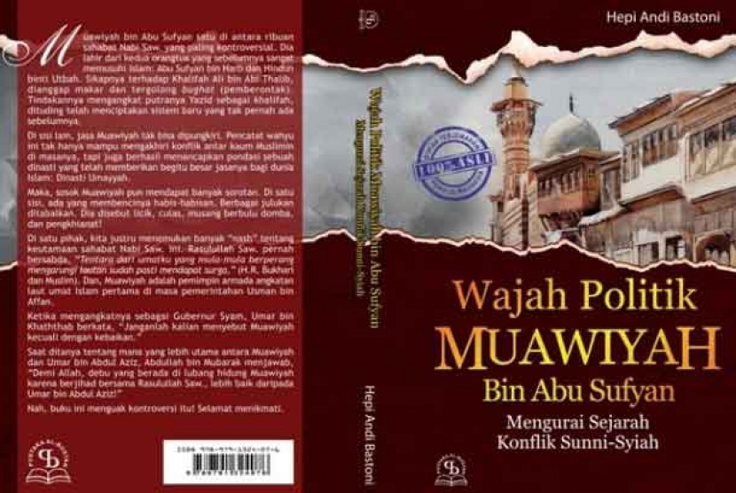 Sampul buku Wajah Politik Muawiyah bin Abi Sufyan.