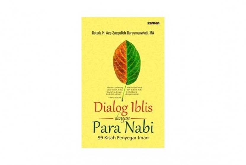 Sampul depan buku Dialog Iblis dengan Para Nabi.