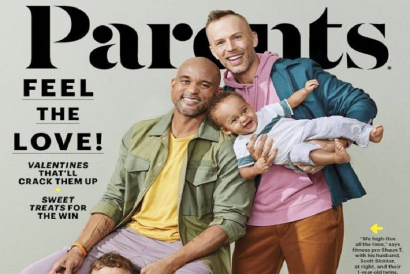 Sampul pasangan gay dengan dua anak di majalah Parents ini diprotes kelompok Kristen di Amerika Serikat