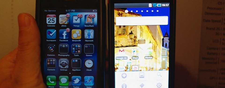 Samsung Galaxy S i9000 dan iPhone 3GS