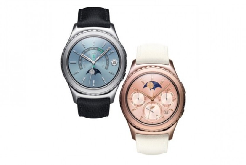 Samsung Gear S2 berbalut emas dan platinum