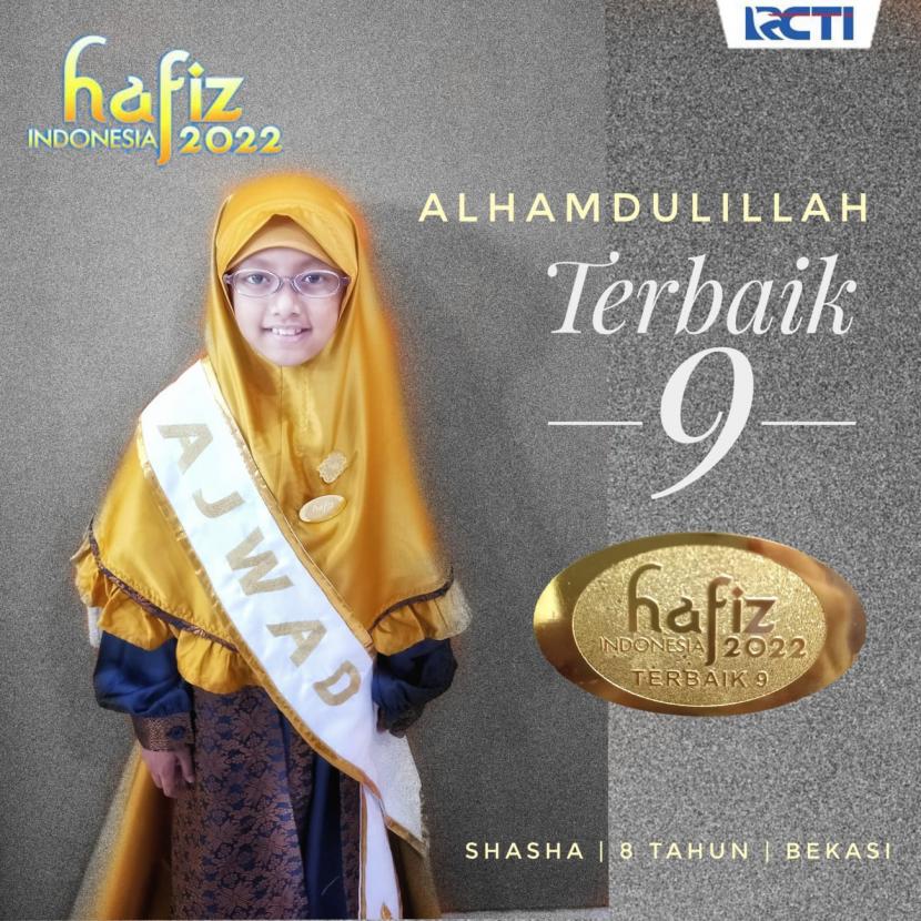 Sasha, pelajar SDIT Nur Hikmah Bekasi  menjadi bintang Hafidz Indonesia 2022 yang diadakan oleh  RCTI pada Ramadhan 1443 H lalu.