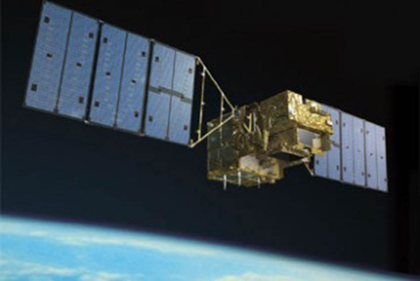 Satelit mata-mata Jepang. Ilustrasi