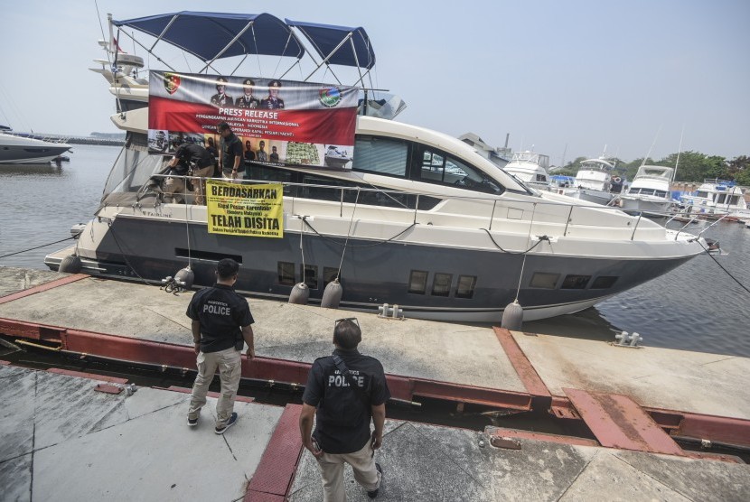 kapal yang digunakan untuk menyelundupkan narkoba dari Malaysia / Ilustrasi 