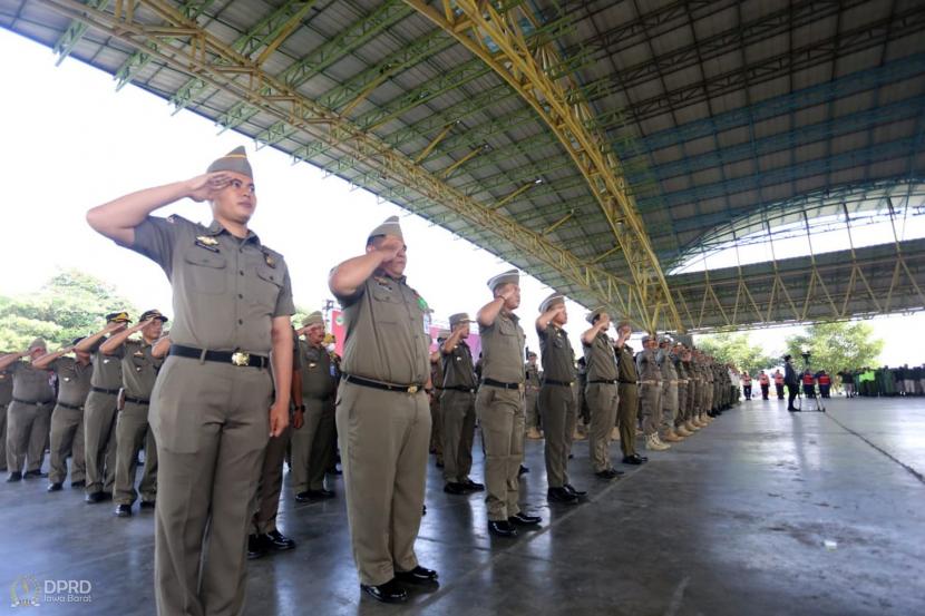 Satpo PP Jawa Barat diharapkan bisa meningkatkan kinerjanya sebagai penegak Peraturan Daerah (Perda) di hari jadinya yang ke-73 tahun.